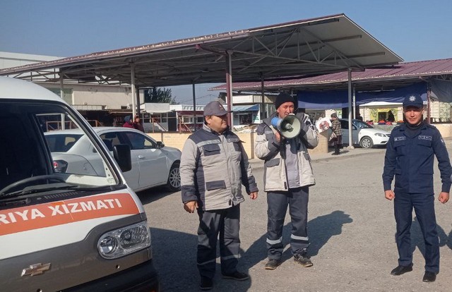 Zarbdor tumanida is gazi va yongʻinlarni oldini olish tadbirlari boʻlib oʻtmoqda